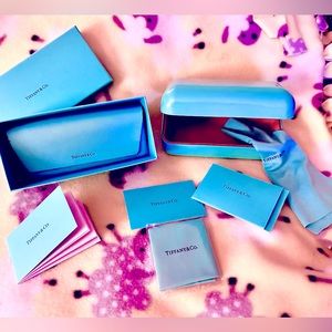Tiffany & Co Eye/Sun Glasses Cases and accessories. Hard and soft cases